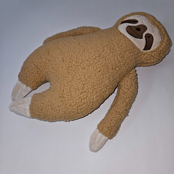 Lulu & Coco Brown Sloth Plush 15.5" Stuffed Animal Toy Sherpa Soft - Picture 3 of 6
